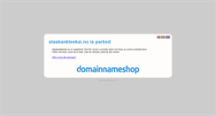Desktop Screenshot of alaskankleekai.no